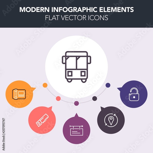 Modern Simple Colorful Vector Infographic Background With Poster