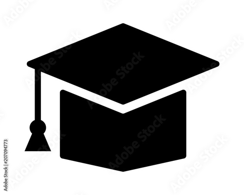 Graduation Cap Academy Scholar Graduate University Success Image