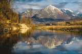 Fototapeta Na ścianę - Reflection of  the Dolomites