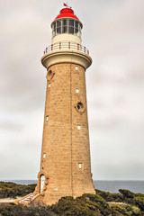 Wall Mural - View of Cape du Couedic Lighthouse on the southwest coast of Kangaroo Island, Australia.