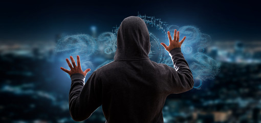Poster - Hacker activating Question mark