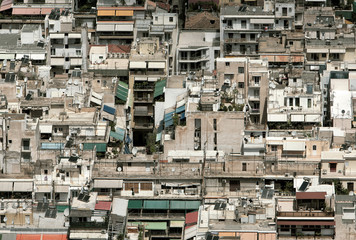 Cityscape of Athens.