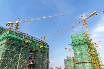 crane in construction site