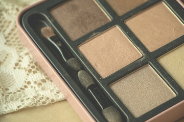 Close up Eye shadow.