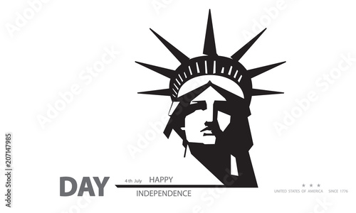 Fotografía Independence Day USA New York Sculpture