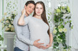 © aletia2011 - happy pregnant woman with husband