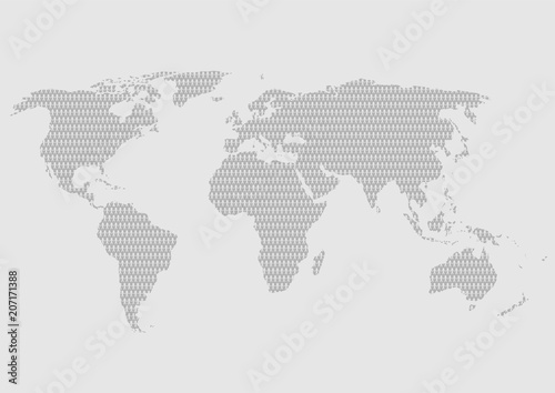 世界地図 人々 模様 イラスト グレー Stock ベクター Adobe Stock 世界地図 人々 模様 イラスト グレー Stock ベクター Adobe Stock