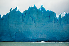 Glacier Seen From A Boat In Patagonia, Argentina