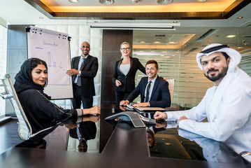 Business team in Dubai