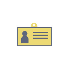 Poster - badge colored icon. Element of school icon for mobile concept and web apps. Detailed badge icon can be used for web and mobile. Simple icon