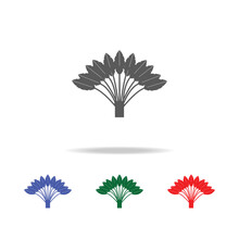Ravenala Tree Icon. Elements Of Trees In Multi Colored Icons. Premium Quality Graphic Design Icon. Simple Icon For Websites, Web Design, Mobile App, Info Graphics