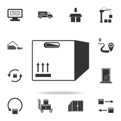 Poster - packing box icon. Detailed set of logistic icons. Premium graphic design. One of the collection icons for websites, web design, mobile app