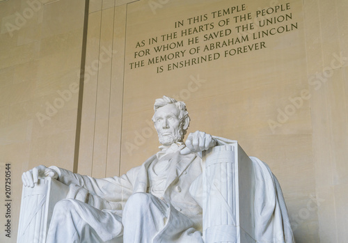 Plakát Lincoln Memorial in the National Mall, Washington DC.