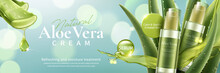 Aloe Vera Cream And Spray Ad