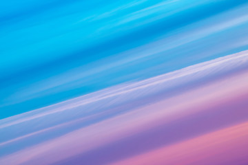 Wall Mural - varicolored striped surreal sky with shades of blue, cyan, cobalt, pink, purple, magenta colors. dia