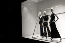 Mannequins Stand In The Store