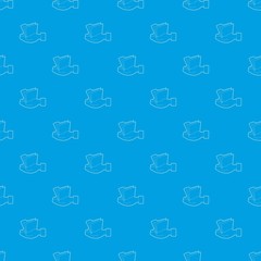 Poster - Hand holding file folder pattern vector seamless blue repeat for any use