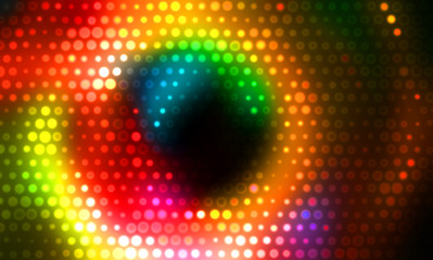 Wall Mural - Bright Romantic Spotlight Lights Background  - Disco Party LED  Projector Light Design
