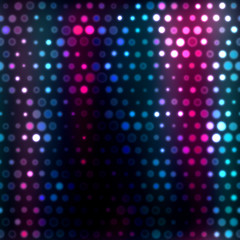 Wall Mural - Bright Romantic Spotlight Lights Background  - Disco Party LED  Projector Light Design
