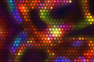 Wall Mural - Bright Romantic Spotlight Lights Background  - Disco Party LED  Projector Light Design
