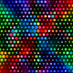 Wall Mural - Bright Romantic Spotlight Lights Background  - Disco Party LED  Projector Light Design
