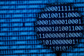 Poster - Online data security concept.