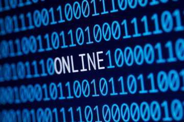 Poster - Online data security concept.