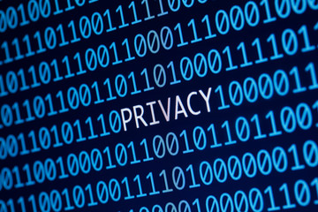 Poster - Online data security concept.