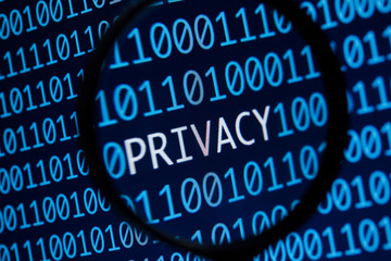 Poster - Online data security concept.