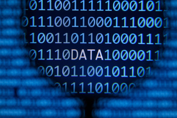 Poster - Online data security concept.