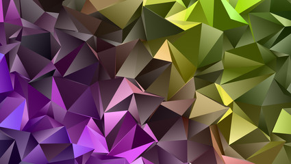 Abstract Low-Poly triangular modern background