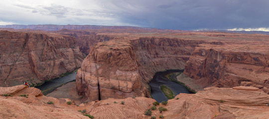 horseshoe bend pano page arizona