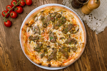 Poster - Italian meat pizza