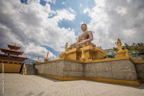 The Giant Buddha of Thimphu in Bhutan Canvas Print