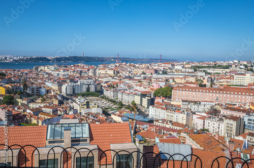 Plakat Stare miasto w Lizbonie