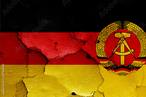 Fotomural flags of West Germany and East Germany
