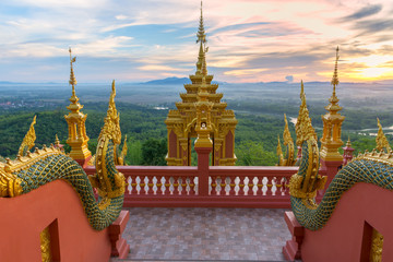 Temple,Wat Pra That Doi Pra Chan Mae Tha ,Lampang Province ,Thailand  on May 25,2018