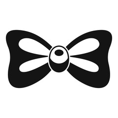 Poster - Vintage bow tie icon. Simple illustration of vintage bow tie vector icon for web design isolated on white background