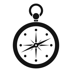 Poster - Compass icon. Simple illustration of compass vector icon for web design isolated on white background