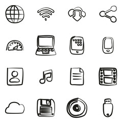 Poster - Download Icons Freehand