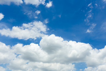 blue sky with clouds, Summer Wallpaper