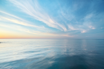Wall Mural - beautiful seascape reflection.
