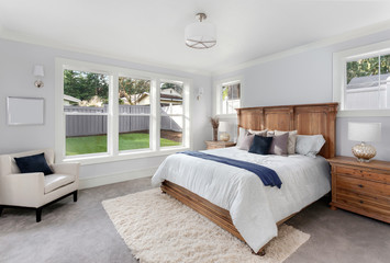 Beautiful Furnished Bedroom in New Luxury Home