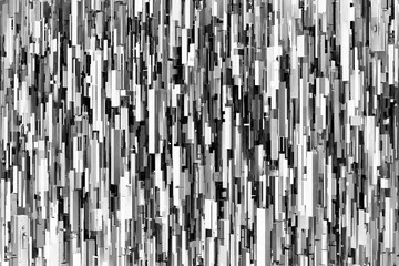 Abstract sci-fi gray 3d geometric background texture design pattern from high boxes levitating in space.