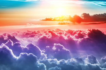 Fototapete - Beautiful blue sky background