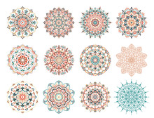 Mandala Vector Design Elements Collection