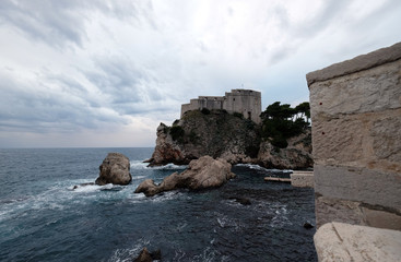 Poster - Fort Lovrijenac or St. Lawrence Fortress in Dubrovnik, Croatia 