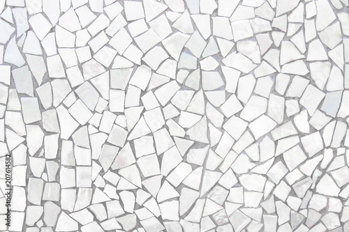Cuadros en Lienzo Broken tiles mosaic seamless pattern
