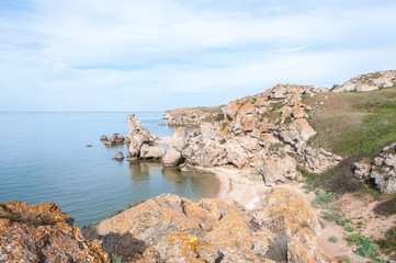 Wall Mural - General beaches in the Crimea. May trip to Kerch.