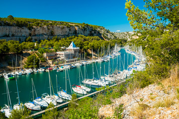 Wall Mural - Calanque de Port Miou - fjord near Cassis Village, Provence, France